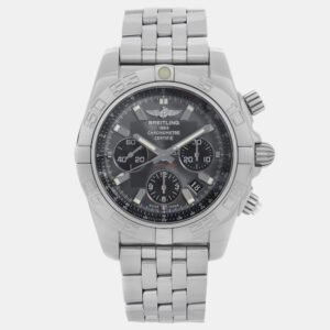 Breitling Grey Stainless Steel Chronomat 44 Japan Limited Edition AB01151A/F577-388A Automatic Men's Wristwatch 44 mm