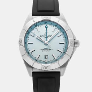 Breitling Chronomat P32398101C1S1 Automatic Stainless Steel Ice Blue Dial Men's Wristwatch 42mm