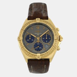 luxury-men-breitling-used-watches-p1159472-006 Breitling Grey Chrono Sextant K55045 Automatic Men's Wristwatch 36 mm