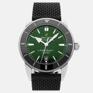 luxury-men-breitling-used-watches-p1164312-001 Breitling Superocean Heritage B20 AB2020121L1S1 Automatic Stainless Steel Green Dial Men's Wristwatch 42mm