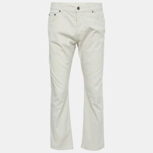 Burberry Beige Cotton Chino Trousers XXL