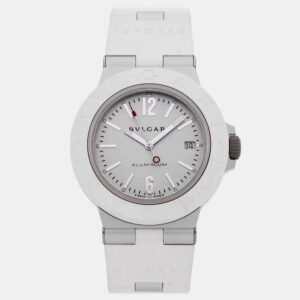 luxury-men-bvlgari-used-watches-p1139905-002 Bvlgari Aluminium 103964 Automatic Grey Dial Men's Wristwatch 40mm