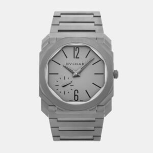 Bvlgari Octo Finissimo 102713 Automatic Titanium Grey Dial Men's Wristwatch 40mm