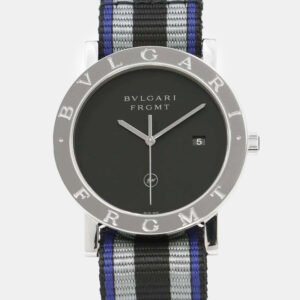 Bvlgari Black Stainless Steel Bvlgari Bvlgari 103570 Automatic Men's Wristwatch 41mm
