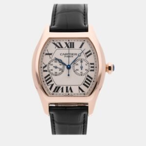 Cartier Tortue XL Monopusher Chronograph W1547451 Manual Winding Men's Wristwatch 37MM