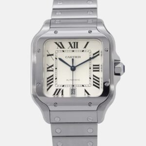Cartier Santos de Cartier WSSA0018 Automatic Silver Stainless Steel Men's Wristwatch 39 mm