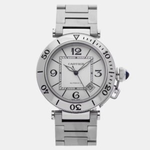 Cartier Calibre de Cartier W7100015 Automatic Stainless Steel Silver Dial Men's Wristwatch 42mm