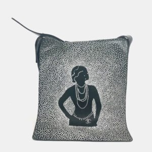 Chanel Leather Black CC  Flap Crossbody Shoulder Bag