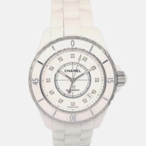 Chanel J12 H1629 Automatic White Ceramic Men's Wristwatch 39 mm