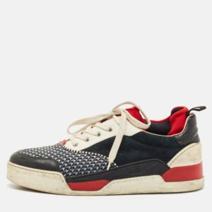 Christian Louboutin Multicolor Fabric and Leather Aurelien Sneakers Size 45