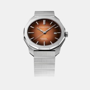 Concord Salmon Vignette Stainless Steel Mariner SL 0320546M Men's Wristwatch 40 mm