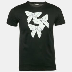 Dior Homme Black Printed Jersey Crewneck T-Shirt S