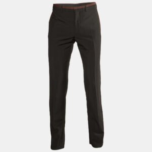 Dior Homme Black Wool & Mohar Tailored Pants M