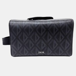 Dior Black PVC Ringo Toiletry bag