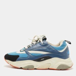 dior multicolor leather and mesh b22 low-top sneakers size 42