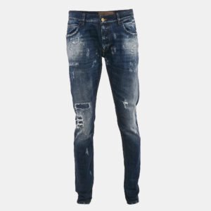 Dolce & Gabbana Blue Distressed Denim Jeans L Waist 35"