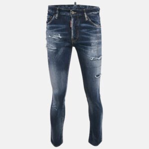 Dsquared2 Blue Distressed Denim Cool Guy Jeans S Waist 31"