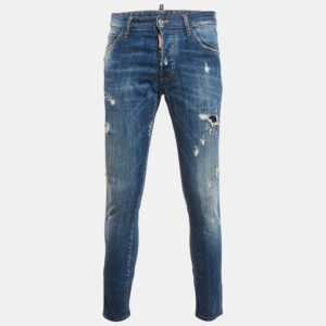 Prada Blue/Grey Nylon and Rubber Low Top Sneakers Size 42