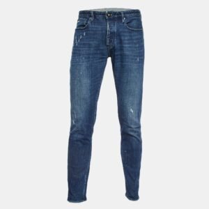 Emporio Armani Blue Distressed Denim Jeans M Waist 33"