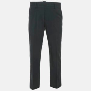 Emporio Armani Black Eteropolitan Line Wool Trousers S