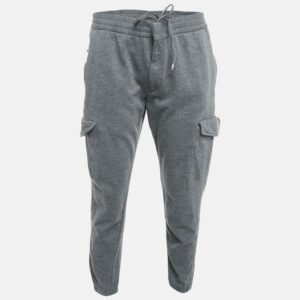 Ermenegildo Zegna Grey Wool Knit Utility Pants 4XL