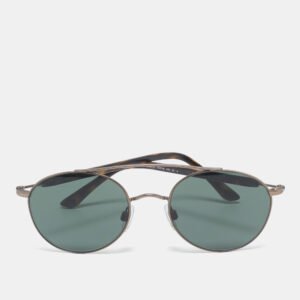Giorgio Armani Black AR6038 Round Sunglasses
