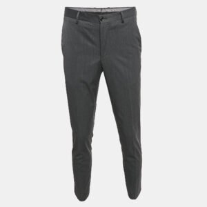 Giorgio Armani Dark Grey Wool Trousers M