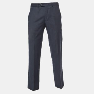 Giorgio Armani Black Wool Tailored Trousers M
