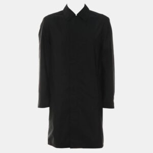 Gucci Black Reversible Nylon Long Zipped Jacket Eu Men 48