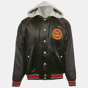 Gucci Blue Denim Blind For Love Applique Jacket M