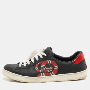 Gucci Multicolor Leather Kingsnake Ace Sneakers Size 42