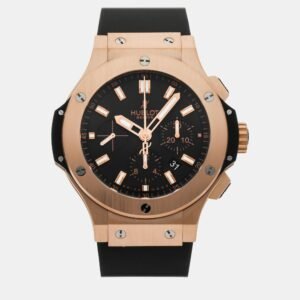 Hublot Black 18k Rose Gold Big Bang 301.PX.1180.RX Automatic Men's Wristwatch 44 mm