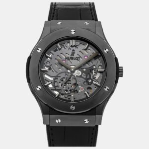 Hublot Skeleton Ceramic Classic Fusion 515.CM.0140.LR Manual Winding Men's Wristwatch 45 mm