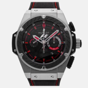 luxury-men-hublot-used-watches-p1156635-003 Hublot King Power 703.ZM.1123.NR.FMO10 Automatic Zirconium Black Dial Men's Wristwatch 48mm