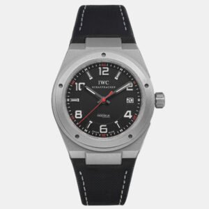 IWC Black Titanium Ingenieur IW322703 Automatic Men's Wristwatch 42 mm