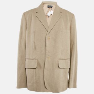 Jacquemus Light Beige Single Breasted La Veste Bacio Blazer XL