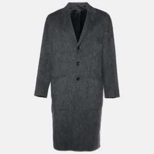 Joseph Graphite Grey Double Alpaca Kinsford Coat XL