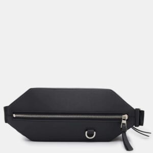 Loewe Black Classic Calf Leather Convertible Sling Bag