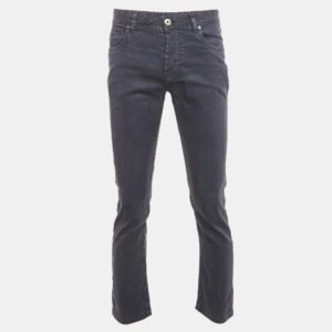 Loro Piana Blue Linen Blend Buttoned Pants S