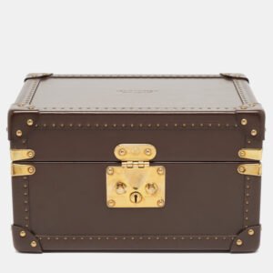 Louis Vuitton Brown Leather Boite Montre Case