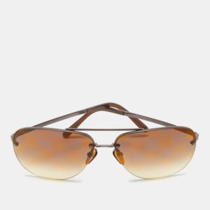 Louis Vuitton Brown Damier Gradient Z0215U Socoa Aviator Sunglasses