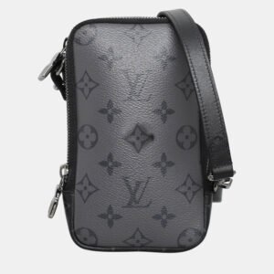 Louis Vuitton Monogram Eclipse Reverse Double Phone Pouch