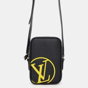 Louis Vuitton Noir Epi Leather Danube Lv Circle PM Bag