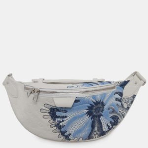 Louis Vuitton X Yayoi Kusama Blanc Taurillon Leather Maxi Bumbag