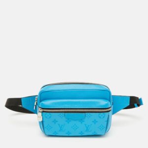 Louis Vuitton Blue Monogram Canvas and Leather Taigarama Outdoor Bumbag