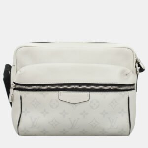Louis Vuitton White & Grey Coated Canvas Antarctica Monogram Outdoor PM Messenger Bag