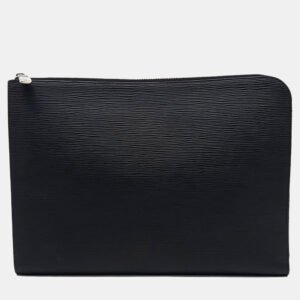 Louis Vuitton Black Leather Graphite Pochette JourGM bag