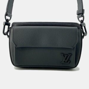 Louis Vuitton Noir Leather Pilot Wearable Wallet