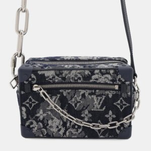 Louis Vuitton Mini Soft Trunk Navy Monogram / Tapestry