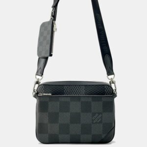 Louis Vuitton 3D Trio Noir Damier Graphite Messenger Bag